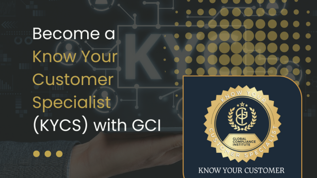 Trainer Led Program - KYCS - KNOW YOUR CUSTOMER SPECIALIST